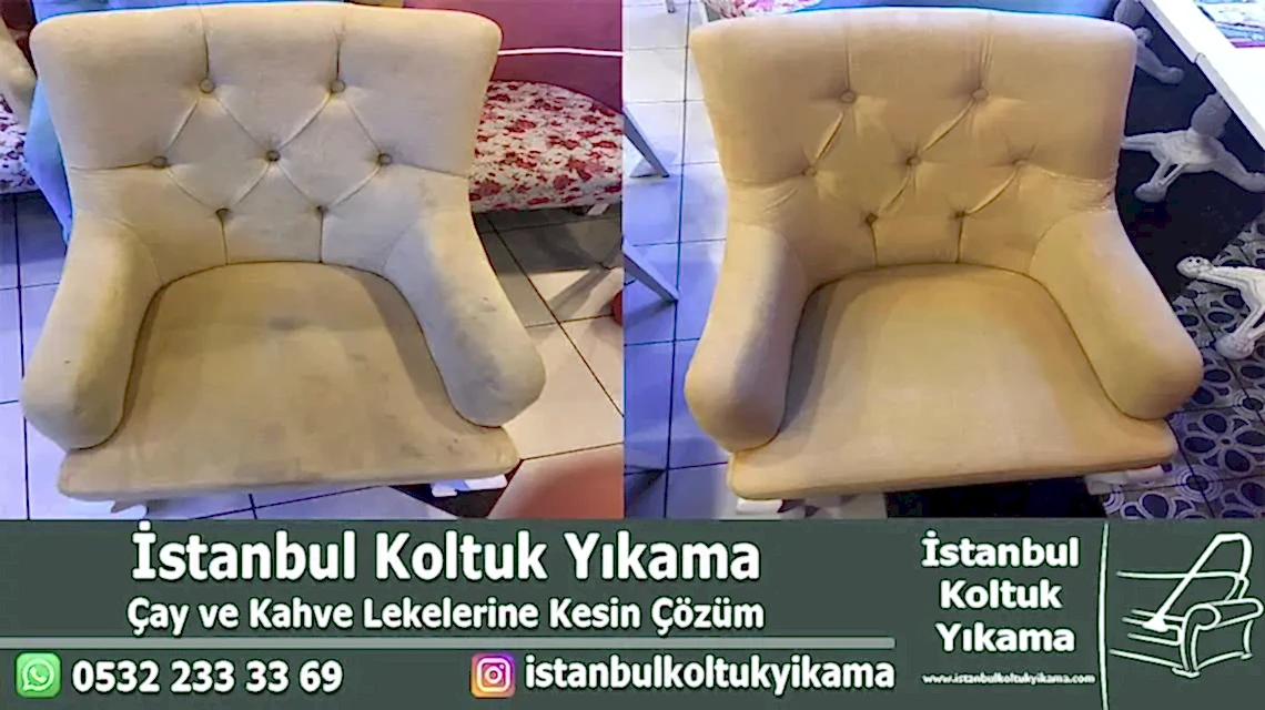 Koltuğa kahve döküldü