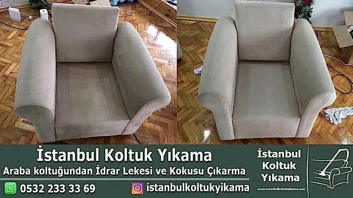 Araba koltuğundan idrar lekesi ve kokusu nasıl çıkar